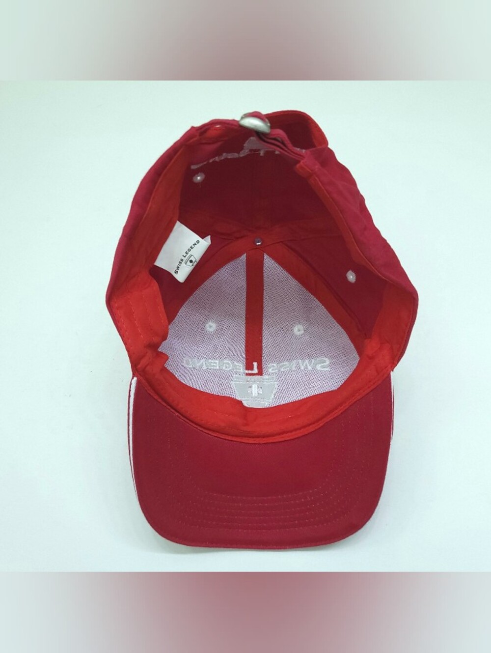Swiss Legend Hat Red Trucker Baseball Embroidered  - New - Picture 5 of 6